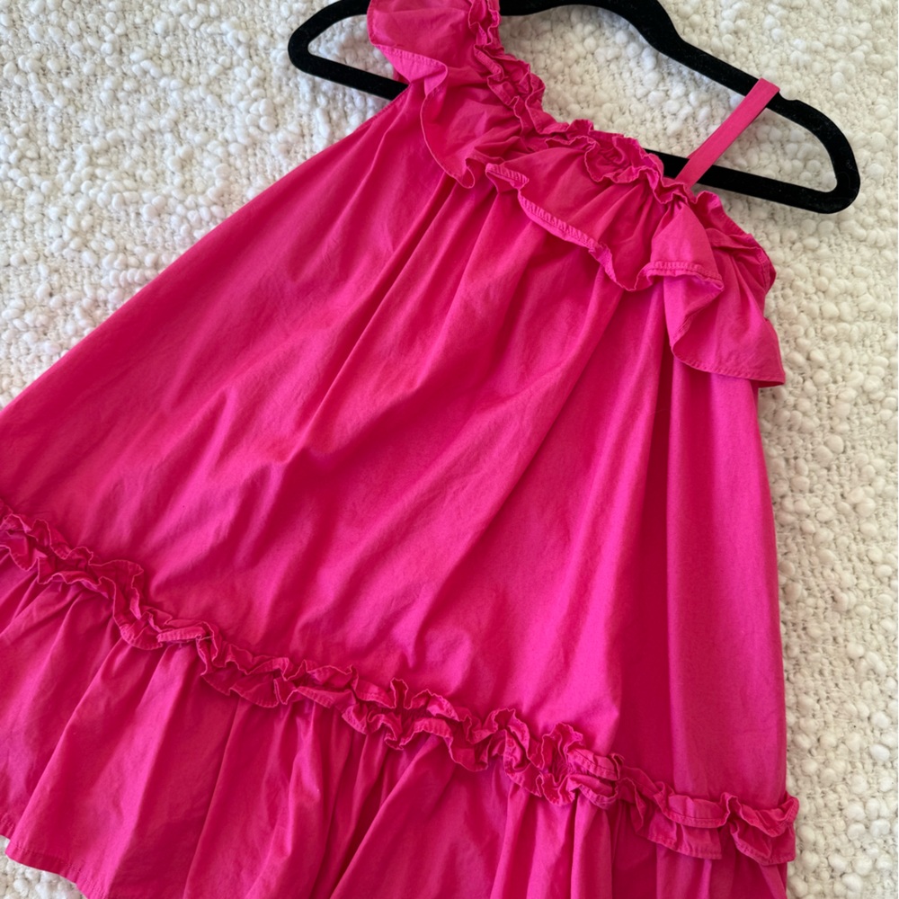 Janie and Jack Pink Ruffled Dress